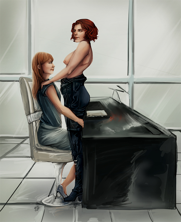 Rule34 – If it exists, there is porn of it / kaiser-chan, black widow, gwyneth paltrow, iron man, natasha romanoff, pepper potts, scarlett johansson / 133672
