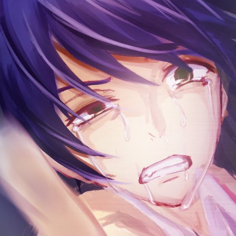 nishijou takumi, chaos;head, science adventure, lowres, 1boy, cheren r, clenched teeth, close-up, crying, d-sword, hair between eyes, holding, holding sword, holding weapon, looking at viewer, male focus, portrait, school uniform, solo, suimei academy school uniform, sword, tears, teeth, weapon, yellow eyes