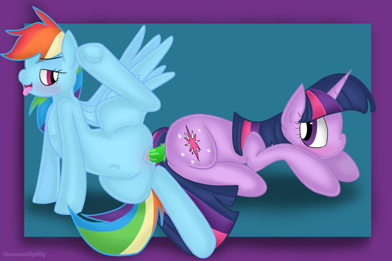 Rule34 – If it exists, there is porn of it / thatonesillyfilly, rainbow dash (mlp), twilight sparkle (mlp) / 134304