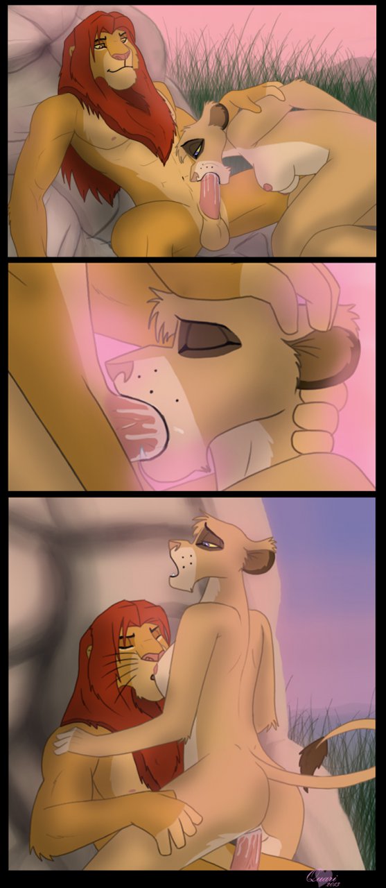 Rule34 – If it exists, there is porn of it / quarko-muon, simba, vitani / 134464