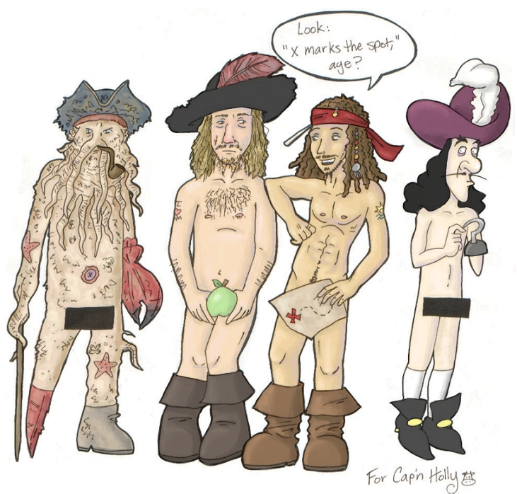 Rule34 – If it exists, there is porn of it / captain hook, davy jones, hector barbossa, jack sparrow / 134609