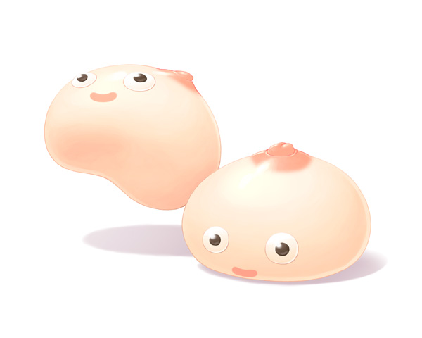ao usagi, slime (dragon quest), dragon quest, tagme, breasts, nipples, oppai ball, parody, slime (creature)