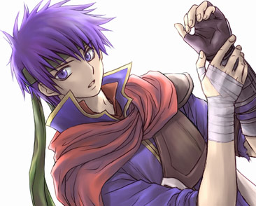 ike (fire emblem), fire emblem, fire emblem: path of radiance, fire emblem: radiant dawn, nintendo, lowres, blue eyes, blue hair, gloves, headband, male focus, solo