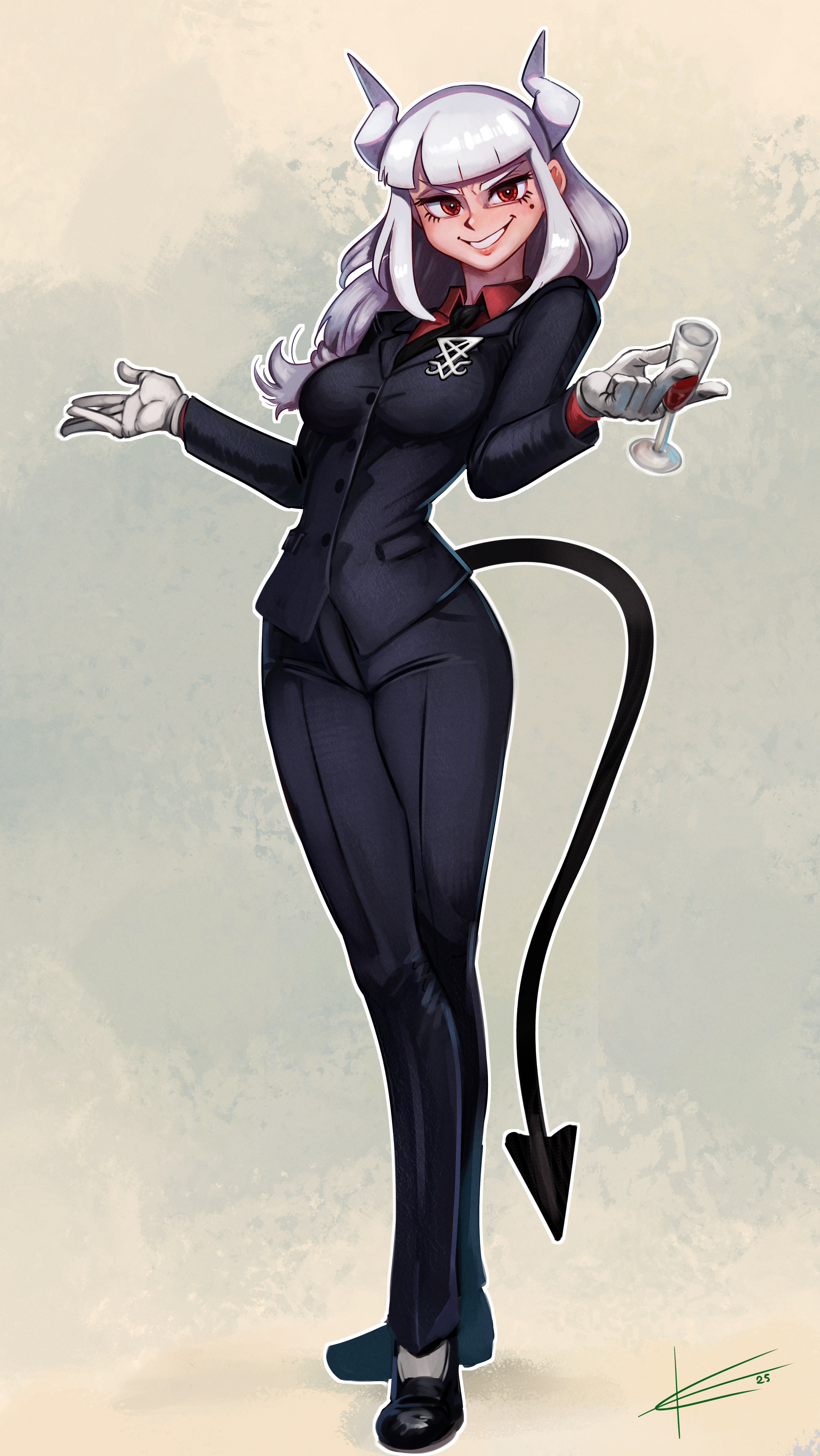 Rule34 – If it exists, there is porn of it / eltonel, lucifer (helltaker) / 8659248
