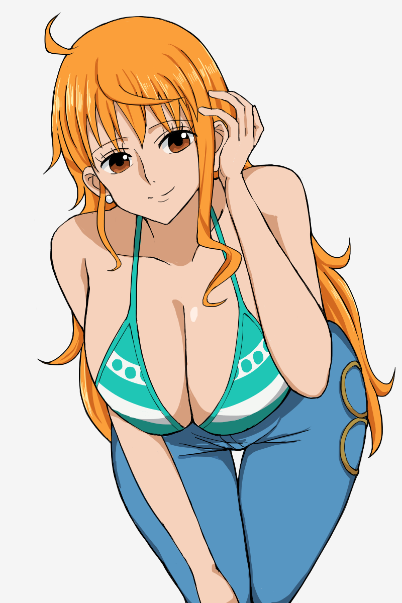 nami (one piece), queen ercell, one piece, tagme, 1girl, breasts, huge breasts, long hair