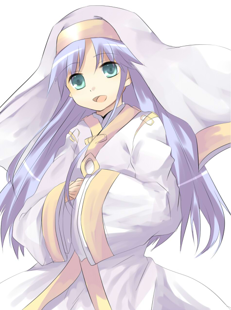 amanekuro, index (toaru majutsu no index), toaru majutsu no index, bad id, bad pixiv id, 00s, blue hair, hood, long hair, solo