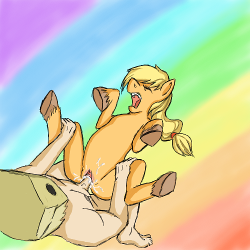 Rule34 – If it exists, there is porn of it / anonymous, applejack (mlp) / 135499