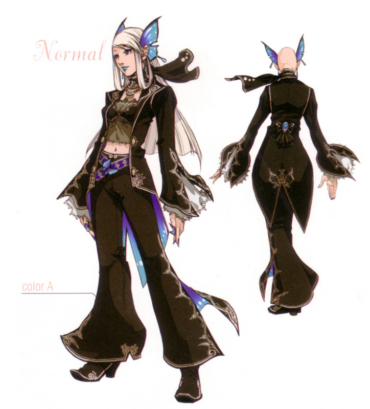 luise meyrink, kof: maximum impact, snk, the king of fighters, 1girl, bug, butterfly, butterfly hair ornament, female focus, hair ornament, insect, midriff, nail polish, solo, white hair