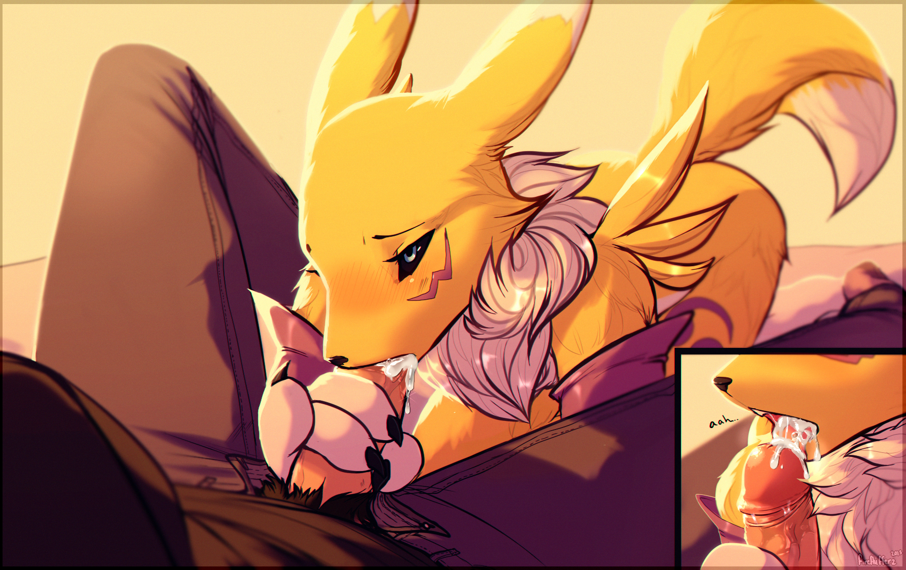 Rule34 – If it exists, there is porn of it / fireflufferz, renamon / 135784