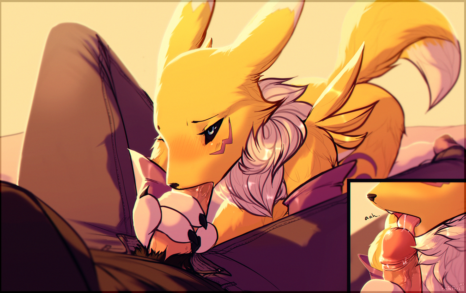 Rule34 – If it exists, there is porn of it / fireflufferz, renamon / 135811