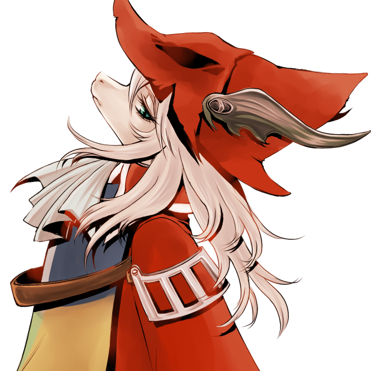kemuri-kiyoshi, dragoon (final fantasy), freya crescent, final fantasy, final fantasy ix, 00s, 1girl, burmecian, dragoon, female focus, furry, furry female, green eyes, hat, head wings, solo, white hair, wings