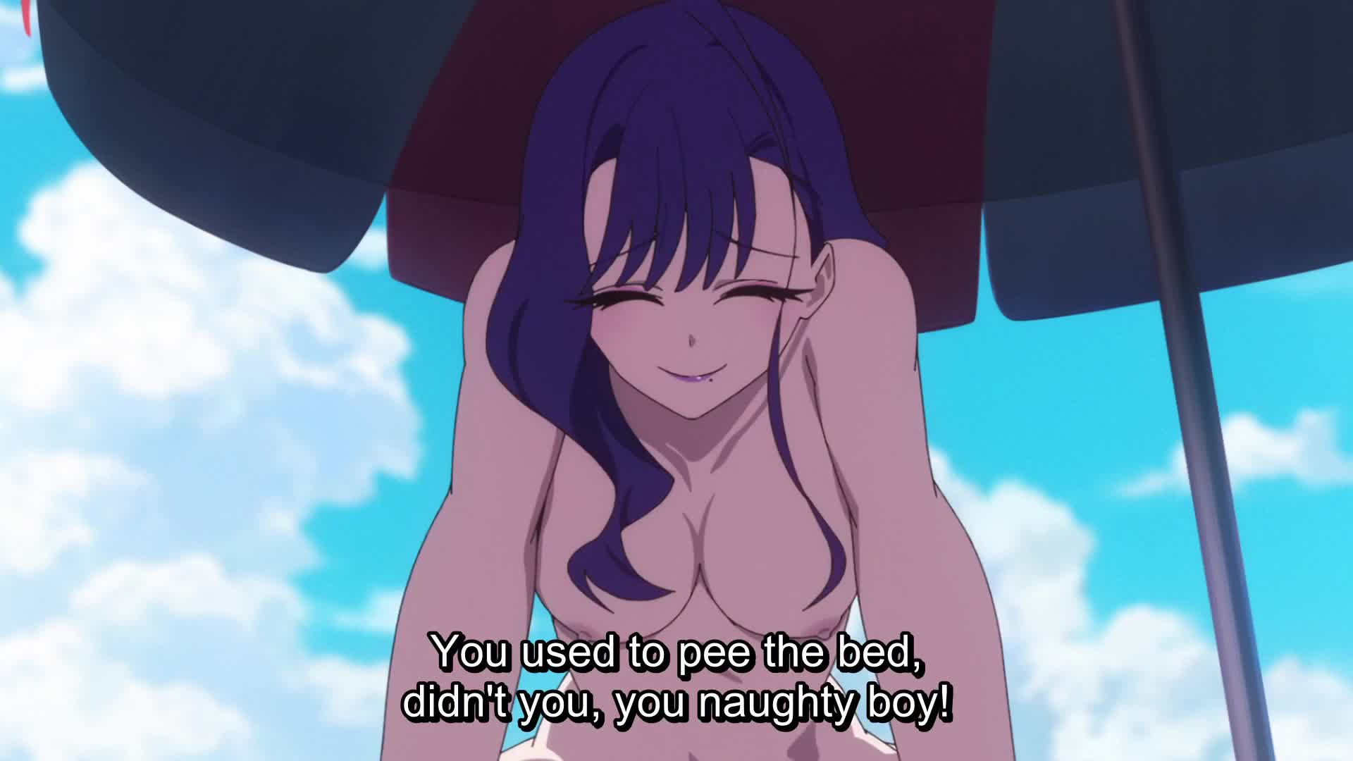 hanamaru rin, nukigee mitai na shima ni sunderu watashi wa dou surya ii desu ka?, animated, anime screenshot, highres, sound, tagme, video, 6+boys, 6+girls, ass, beach, blonde hair, bouncing breasts, breasts, censored, closed eyes, collarbone, completely nude, costume, cowgirl position, fountain, girl on top, grabbing another's ass, groping, group sex, handjob, large breasts, lips, lipstick, long hair, makeup, male nipple stimulation, mole, mole under mouth, mozume san, multiple boys, multiple girls, navel, nipple stimulation, nipples, novelty censor, nude, outdoors, pants, public indecency, public nudity, purple hair, school uniform, sex, sex from behind, shirt, squatting, stomach, straddling, subtitled, threesome, white shirt, yellow eyes