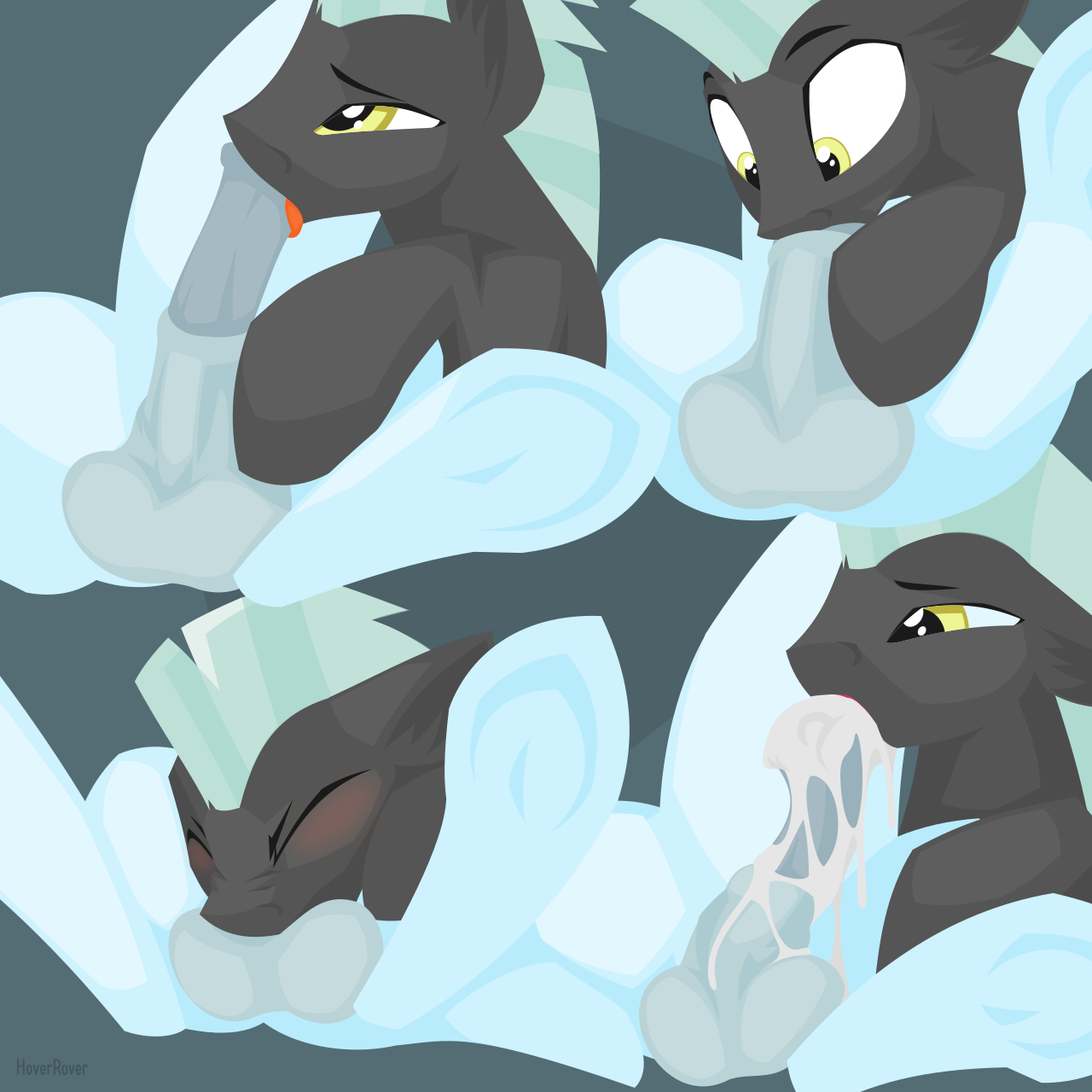 Rule34 – If it exists, there is porn of it / soarin (mlp), thunderlane (mlp), wonderbolts (mlp) / 135932