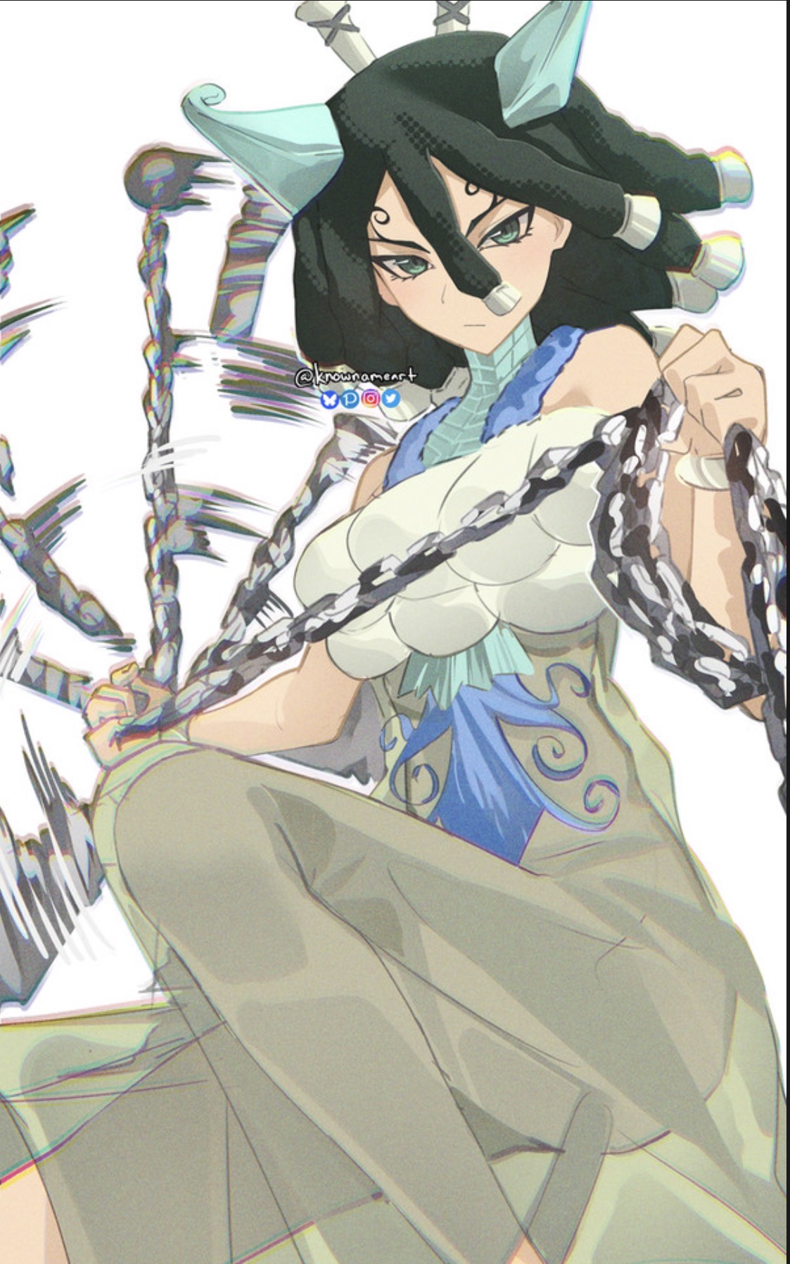 kirisame (dr. stone), highres, non-web source, tagme