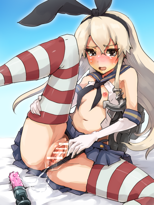 Rule34 – If it exists, there is porn of it / boris (noborhys), shimakaze (kantai collection) / 136044