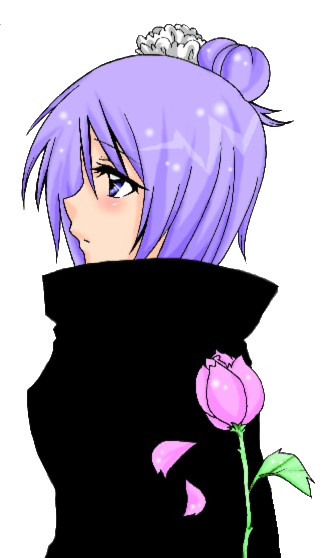 konan (naruto), naruto (classic), naruto (series), naruto shippuuden, artist request, tagme, 1girl, blue hair, female focus, flower, solo