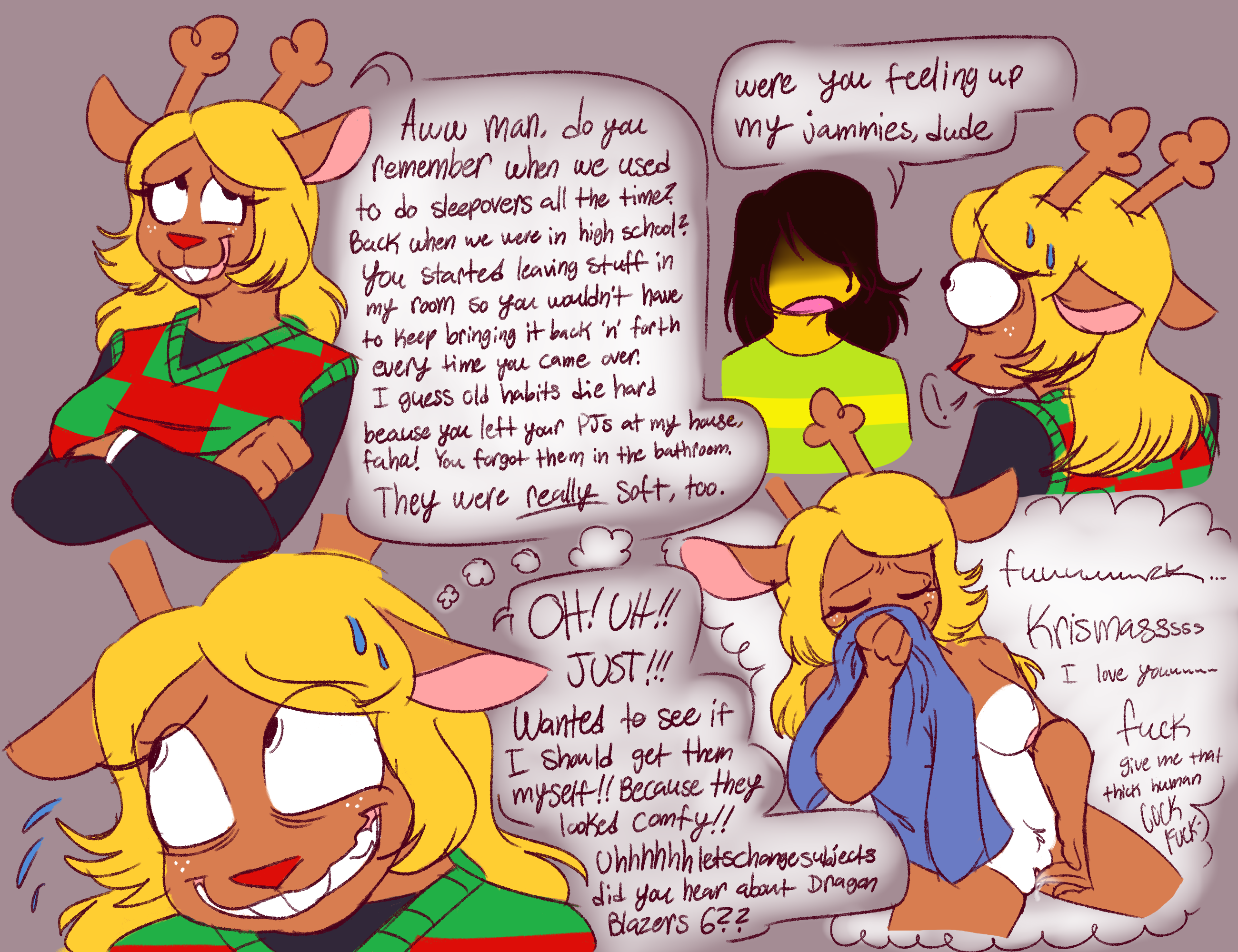 Rule34 – If it exists, there is porn of it / kris (deltarune), noelle holiday / 8659556