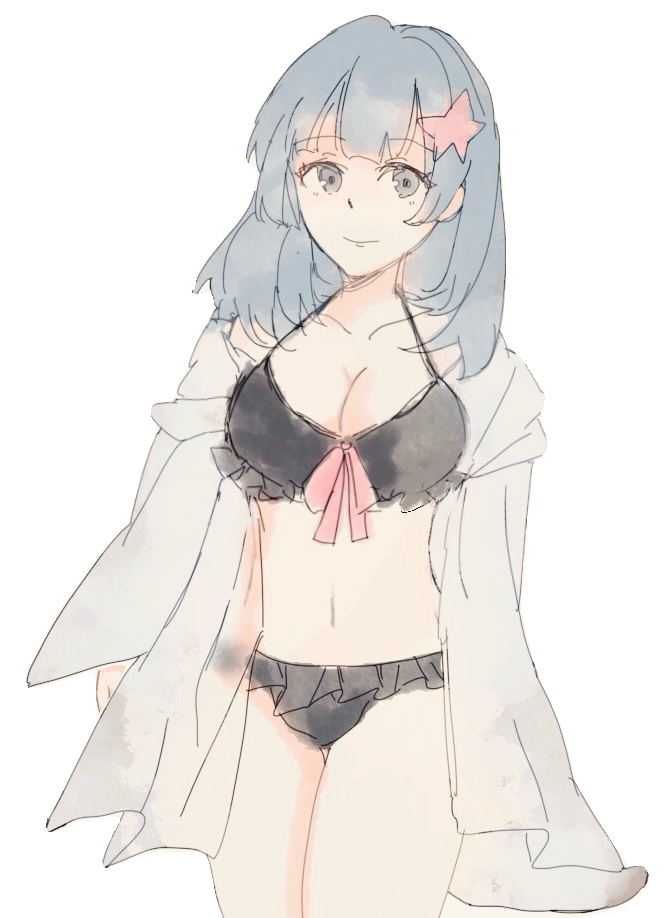 sawara miyu, persona, persona 5, persona 5: the phantom x, tagme, anthelion, bikini, black bikini, navel, swimsuit