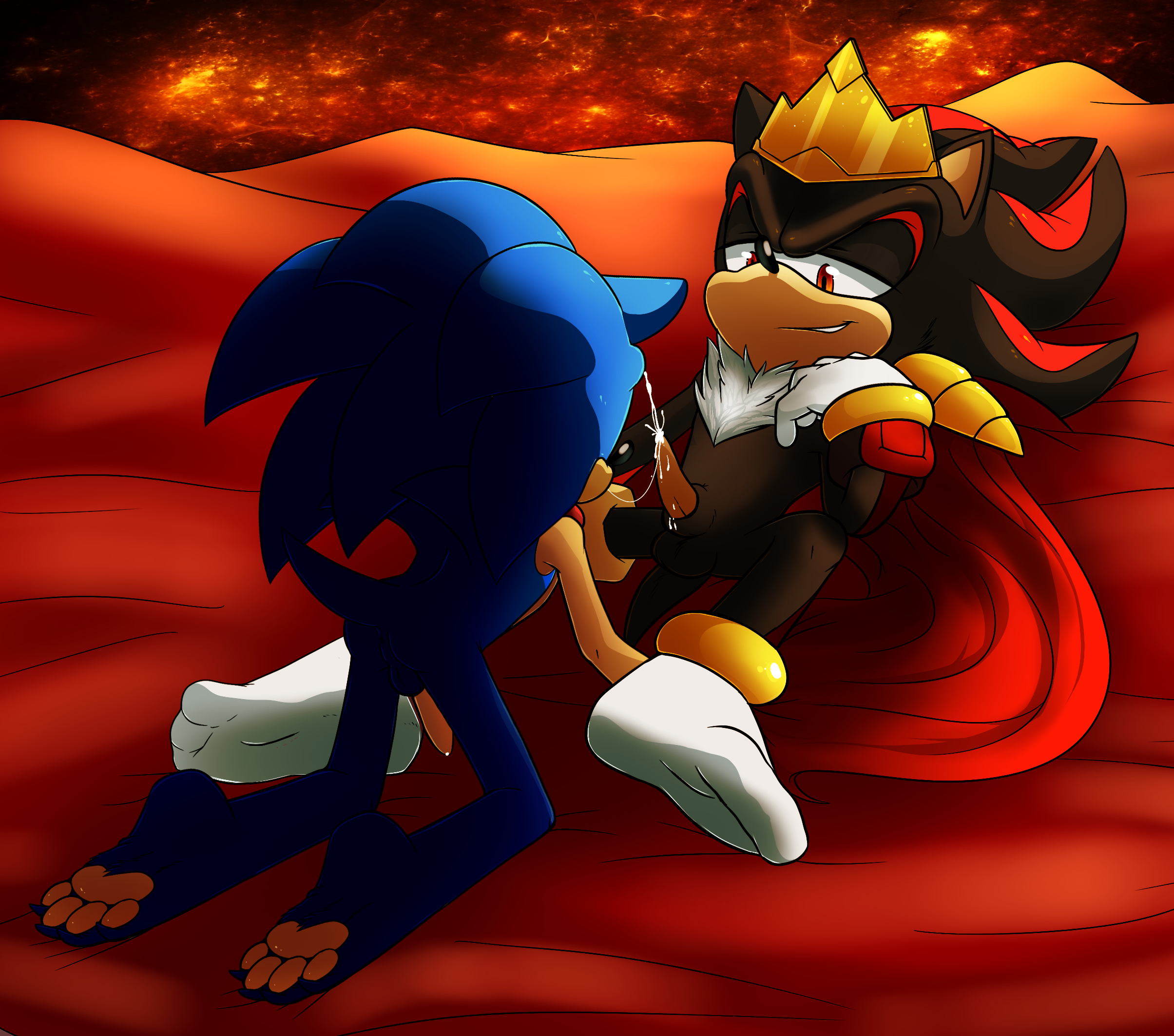 Rule34 – If it exists, there is porn of it / unknown artist, shadow the hedgehog, sonic the hedgehog / 136612