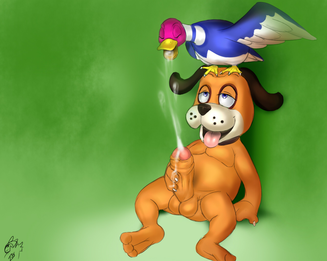 Rule34 – If it exists, there is porn of it / seyrmo, duck hunt dog, duck hunt duck / 136650