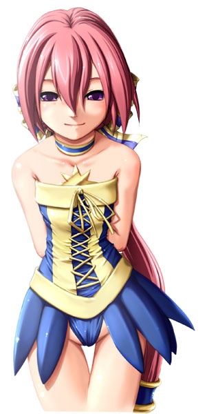 monica (dark chronicle), dark chronicle, level-5, tagme, purple eyes, red hair