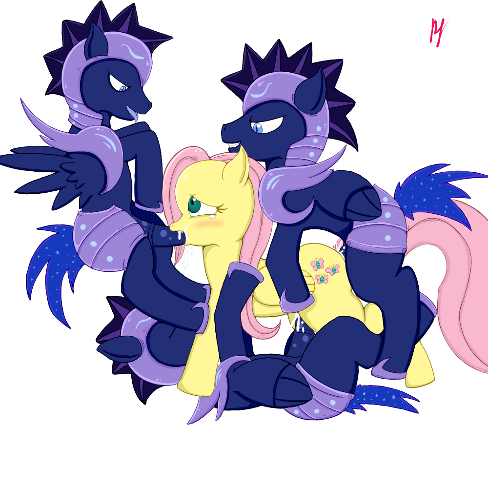 Rule34 – If it exists, there is porn of it / pfh, fluttershy (mlp), royal guard pony / 136818