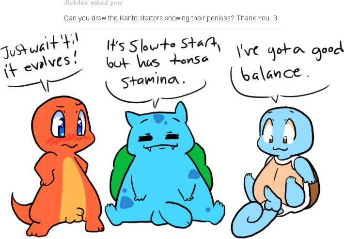 Rule34 – If it exists, there is porn of it / jigglybutts, bulbasaur, charmander, squirtle / 136885