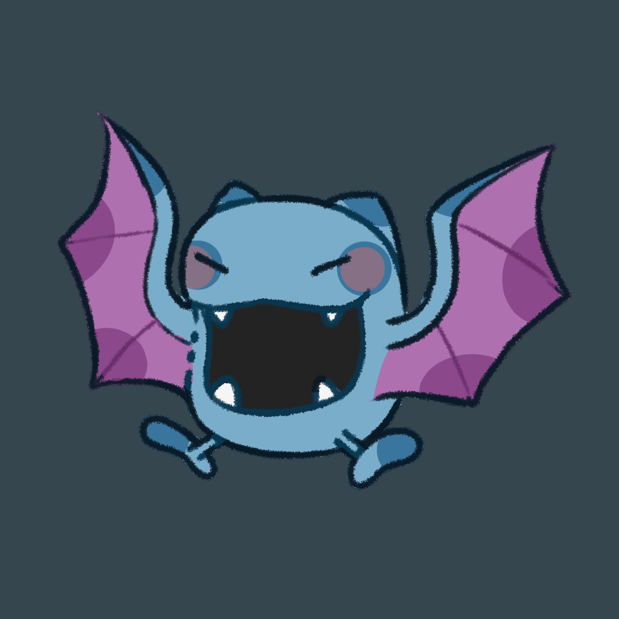 nintendo, pokemon, highres, blush stickers, celipeeday, chibi, closed eyes, grey background, no humans, open mouth, pokemon (creature), simple background, solo