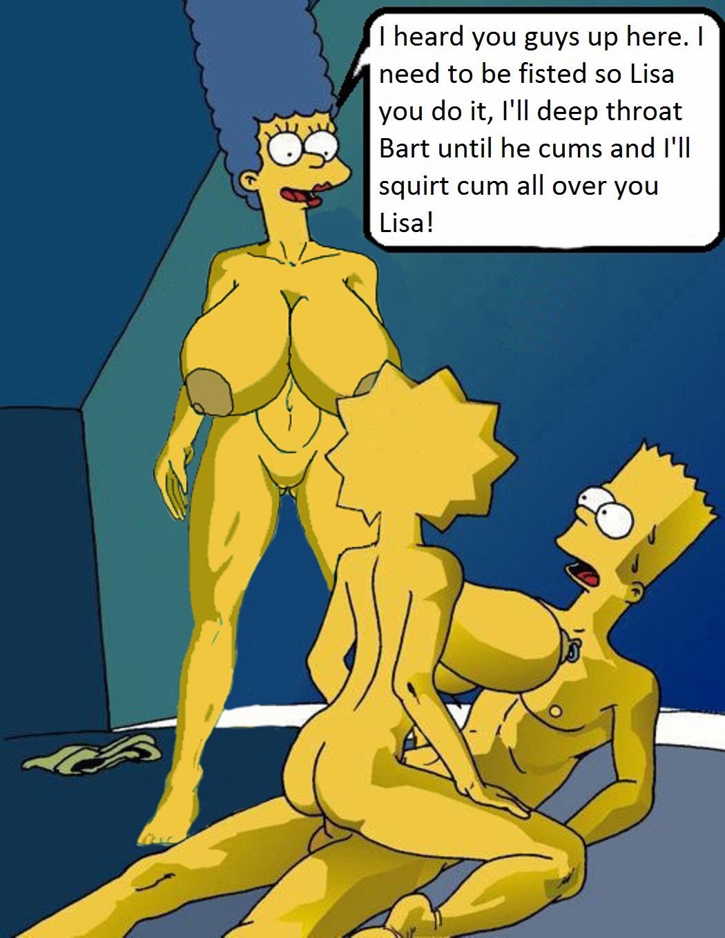 Rule34 – If it exists, there is porn of it / doughboi, the fear, bart simpson, lisa simpson, marge simpson / 137325