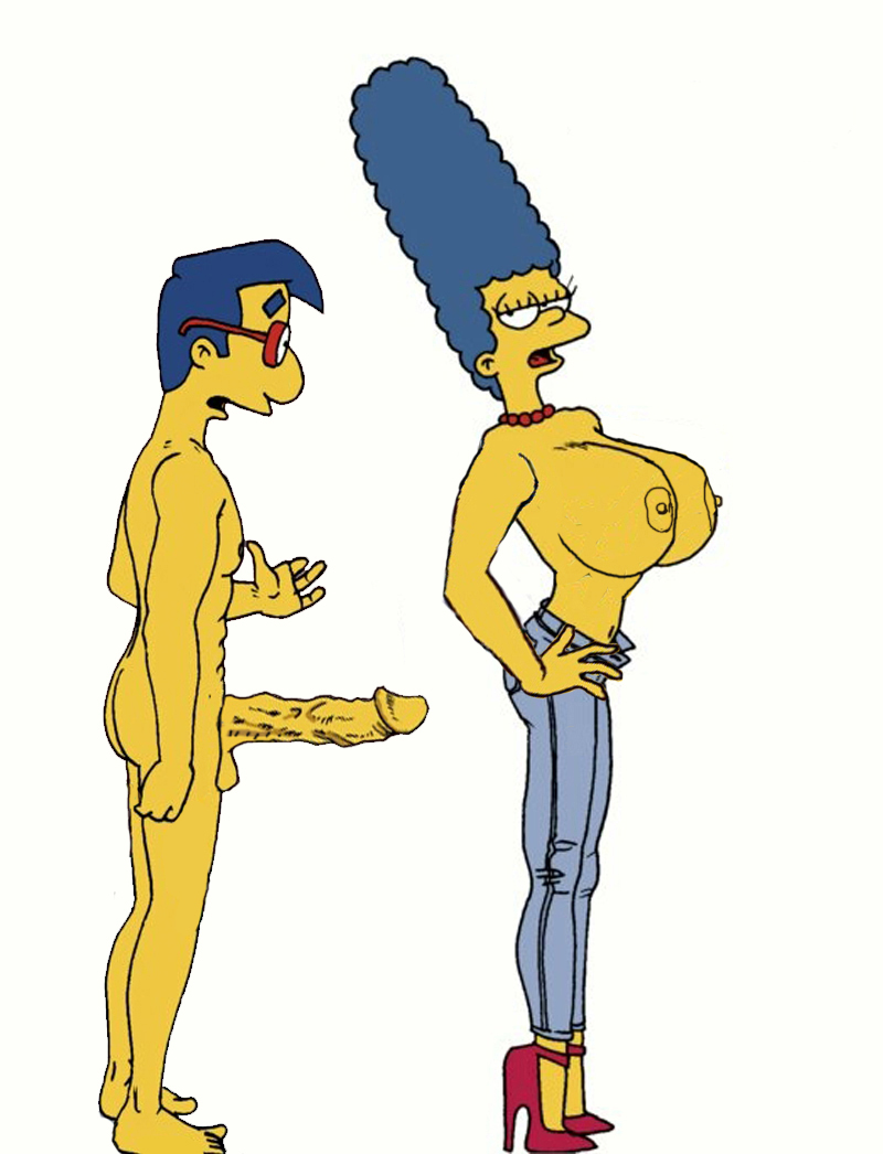Rule34 – If it exists, there is porn of it / doughboi, marge simpson, milhouse van houten / 137352