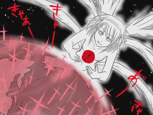 angel (evangelion), lilith (ayanami rei), suzumiya haruhi, neon genesis evangelion, suzumiya haruhi no yuuutsu, the end of evangelion, spoilers, cross, crossover, lcl, parody