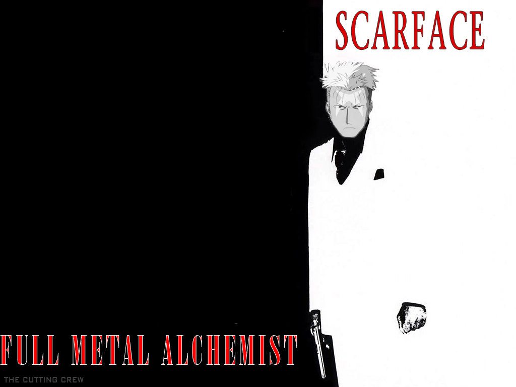 scar (fma), fullmetal alchemist, scarface, tagme, parody, scar