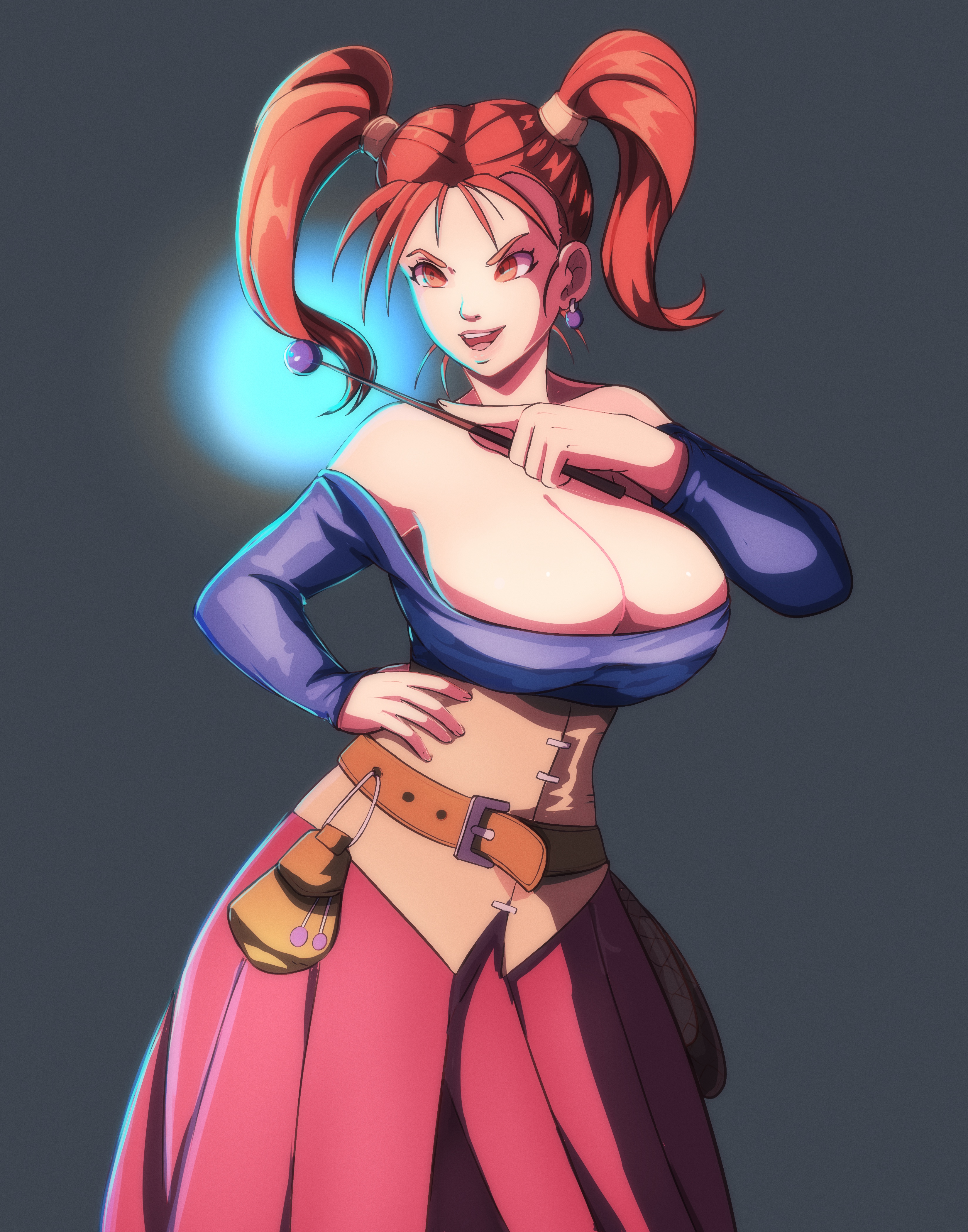 artistic madman, jessica albert, dragon quest, dragon quest viii, 1girl, breasts, large breasts