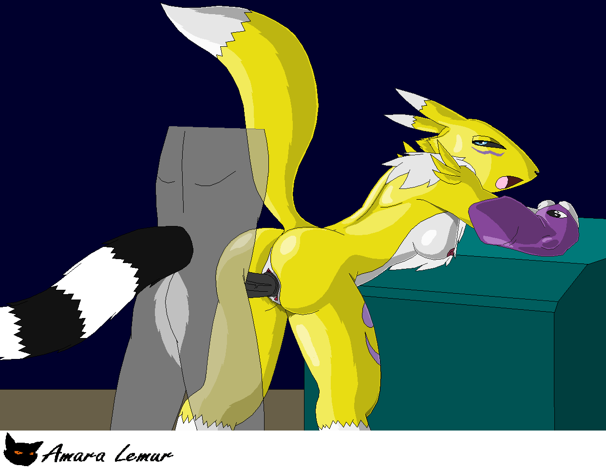 Rule34 – If it exists, there is porn of it / amara lemur, amara, renamon / 137871