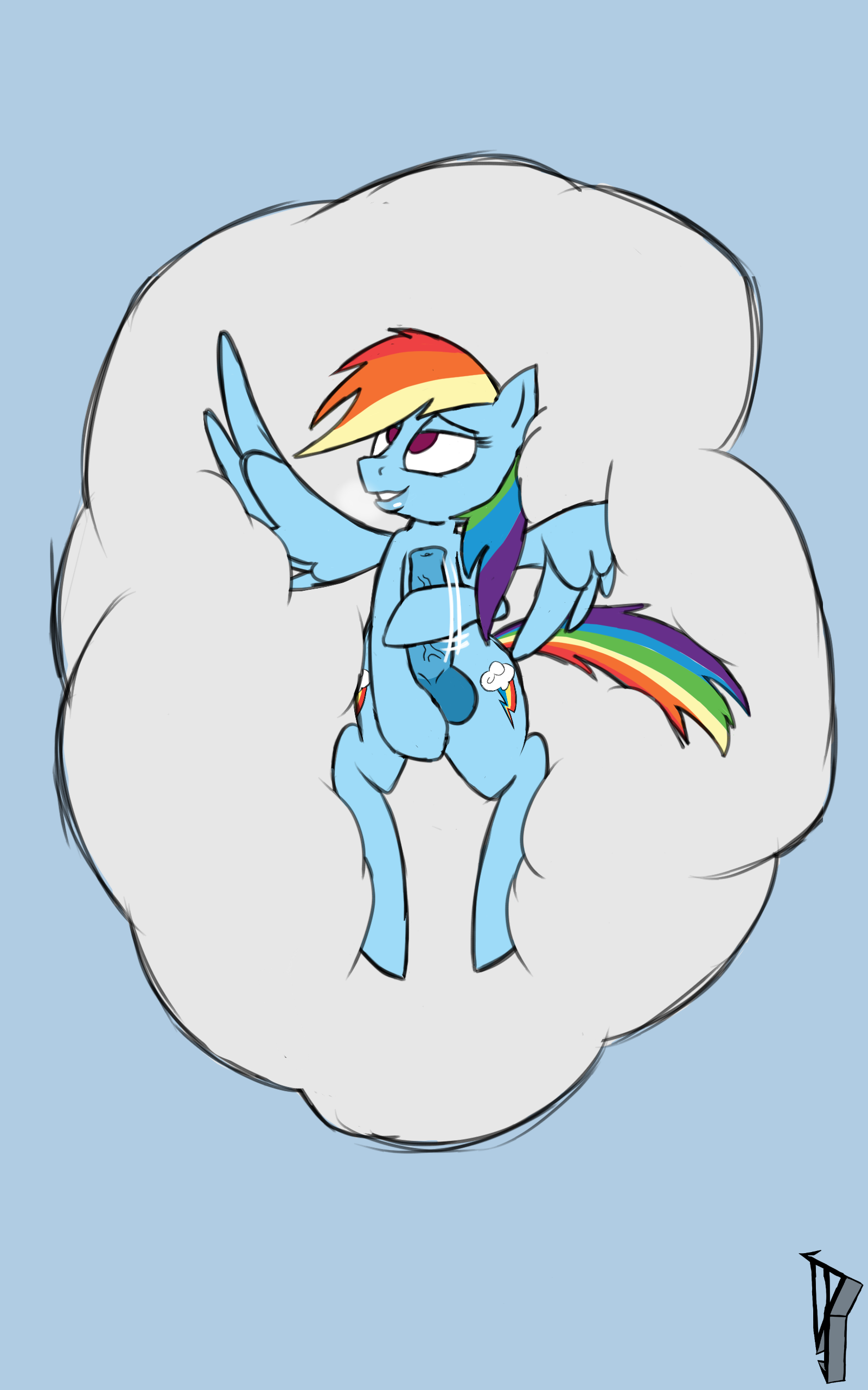 Rule34 – If it exists, there is porn of it / distancedpsyche, rainbow dash (mlp) / 137993