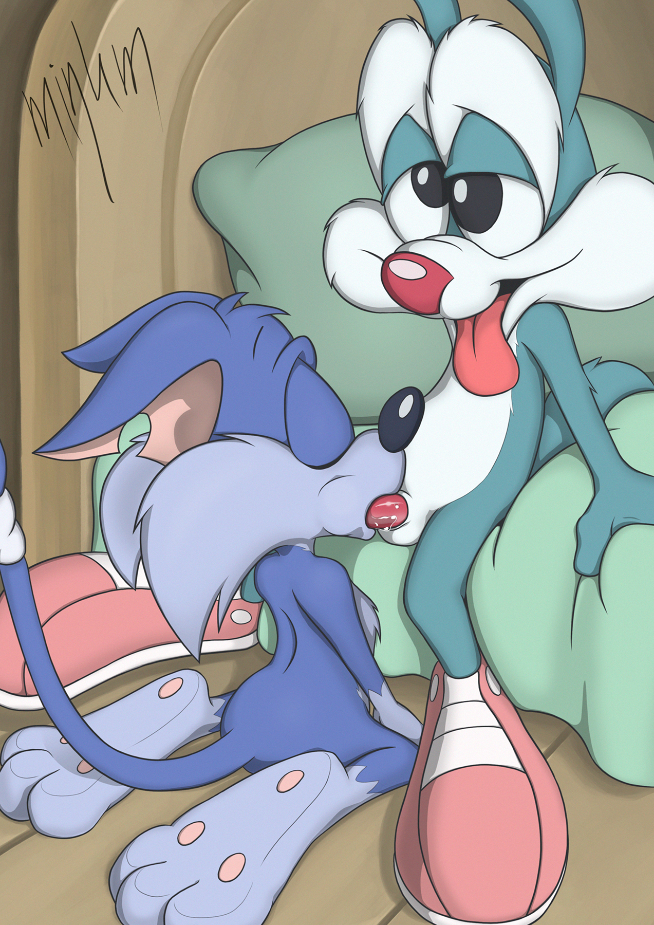 Rule34 – If it exists, there is porn of it / furball, minum, calamity coyote / 138446