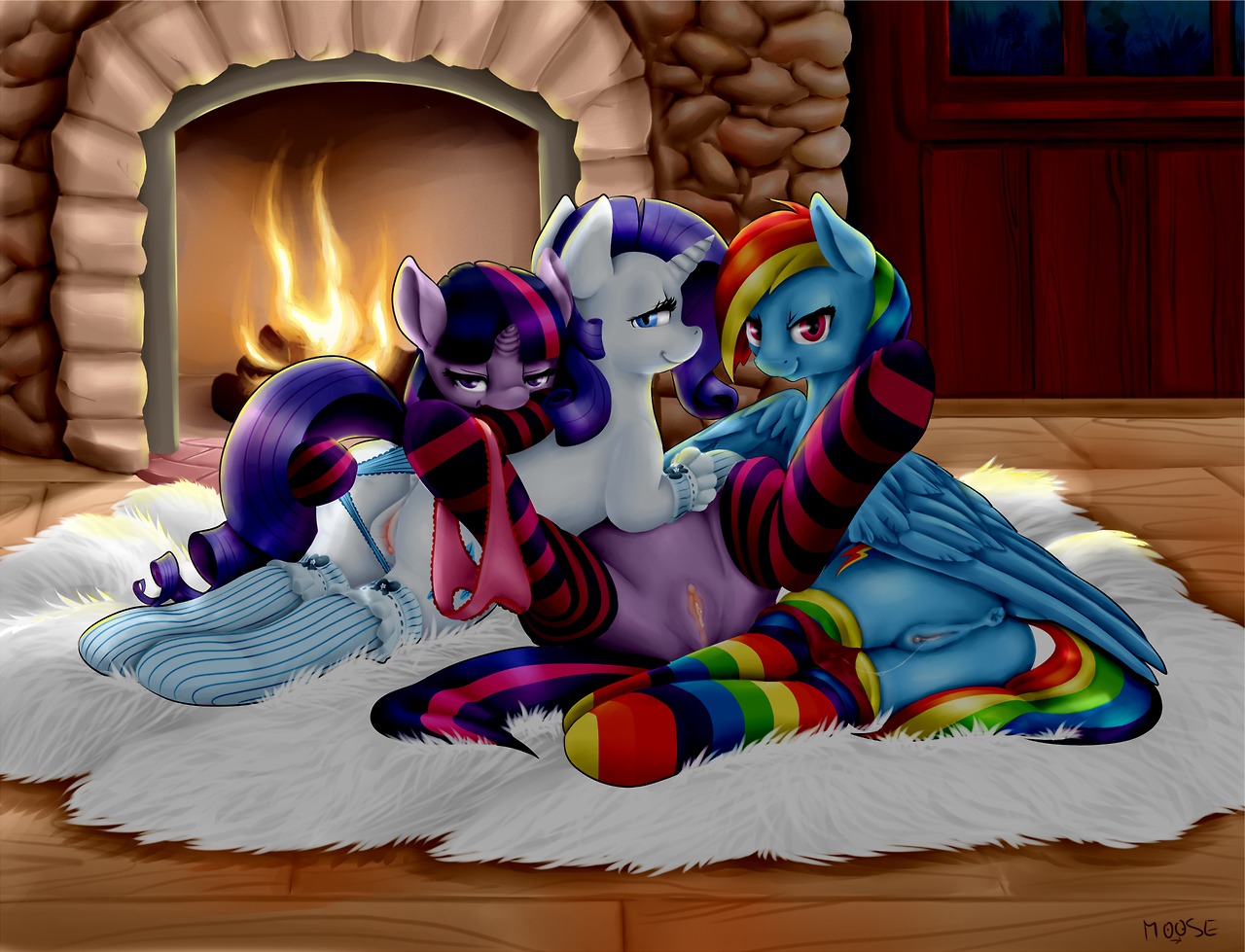 Rule34 – If it exists, there is porn of it / cynicalmoose, rainbow dash (mlp), rarity (mlp), twilight sparkle (mlp) / 138699