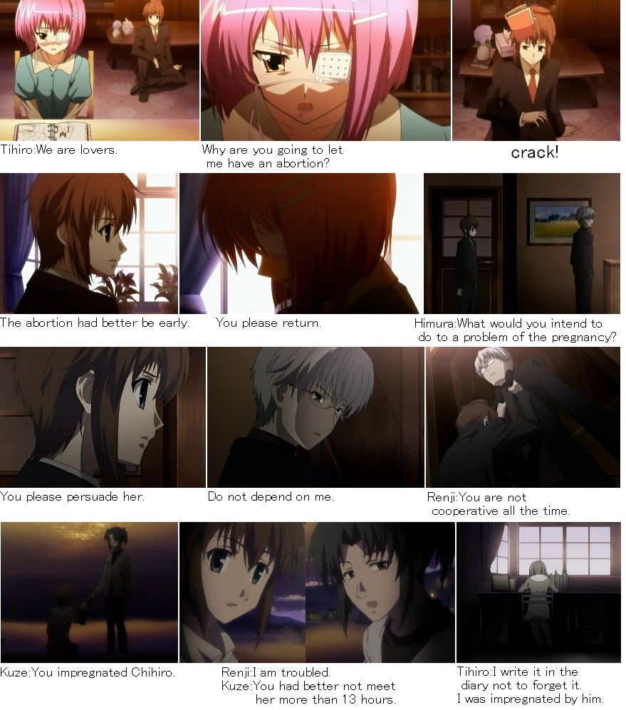 jap, asou renji, himura yuu, kuze shuuichi, shindou chihiro, ef, poorly translated, 00s, 1girl, 3boys, comic, english text, engrish text, multiple boys, ranguage, what