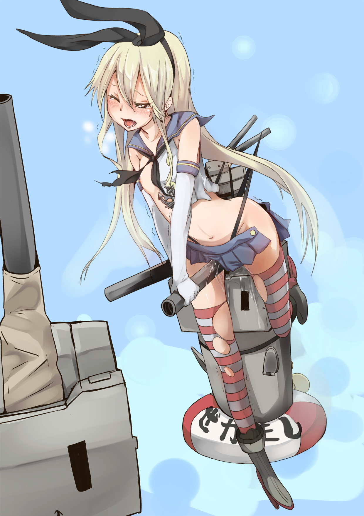 Rule34 – If it exists, there is porn of it / futa1027, rensouhou-chan, shimakaze (kantai collection) / 139336