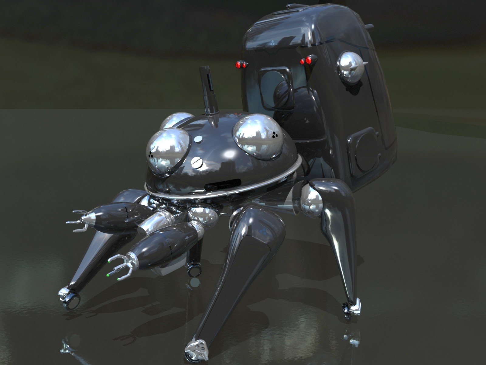 tachikoma, ghost in the shell, highres, tagme, no humans, solo