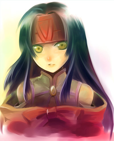 sanaki kirsch altina, fire emblem, fire emblem: path of radiance, fire emblem: radiant dawn, nintendo, lowres, 1girl, female focus, headband, long hair, purple hair, solo, yellow eyes