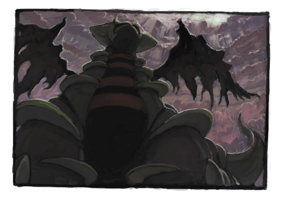 giratina, giratina (altered), nintendo, pokemon, pokemon dppt, massive, 00s, alternate form, dark, dragon, gen 4 pokemon, giant, legendary pokemon, no humans, pokemon (creature), solo