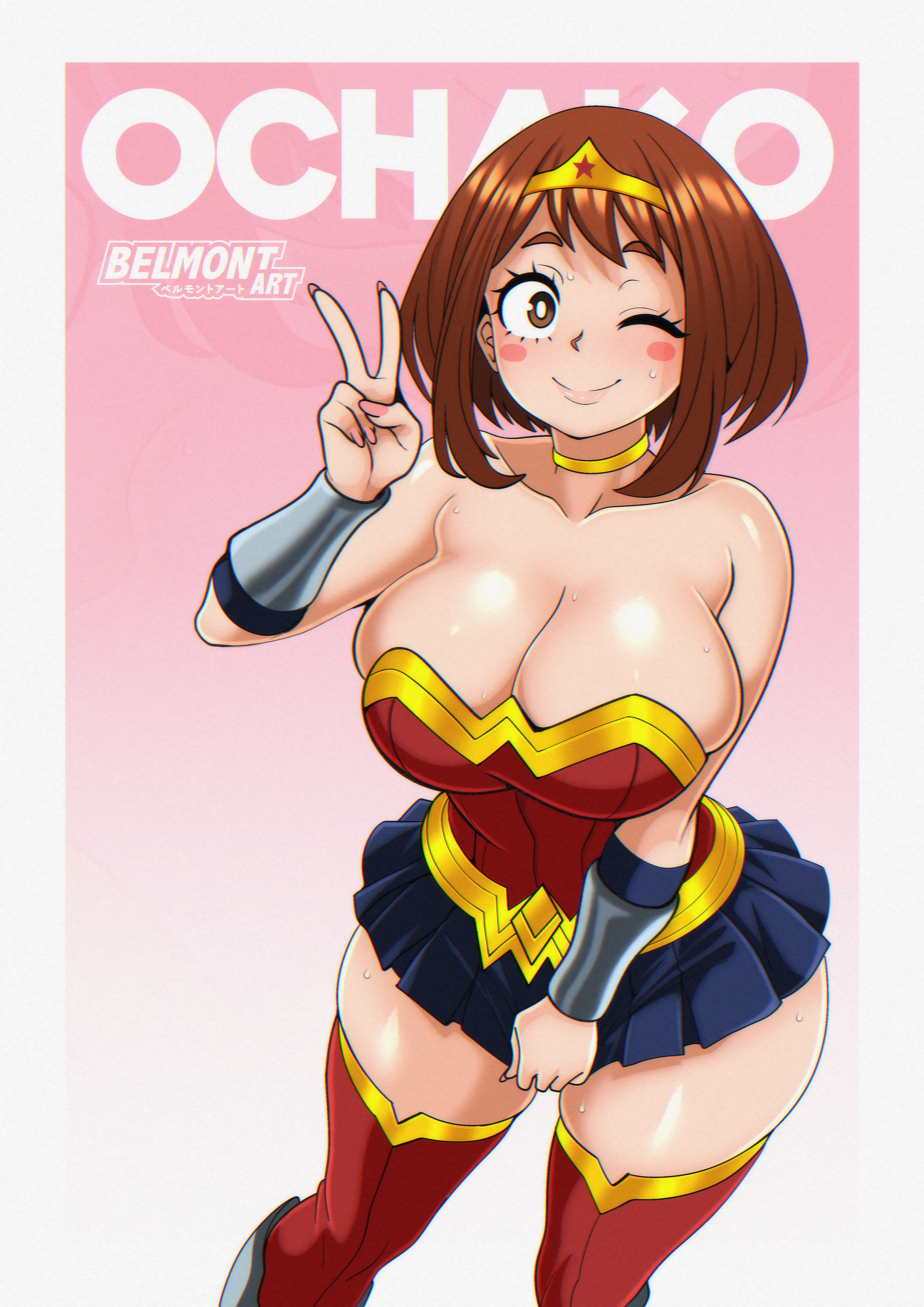Rule34 – If it exists, there is porn of it / belmont, ochako uraraka, wonder woman, wonder woman (cosplay) / 8660328