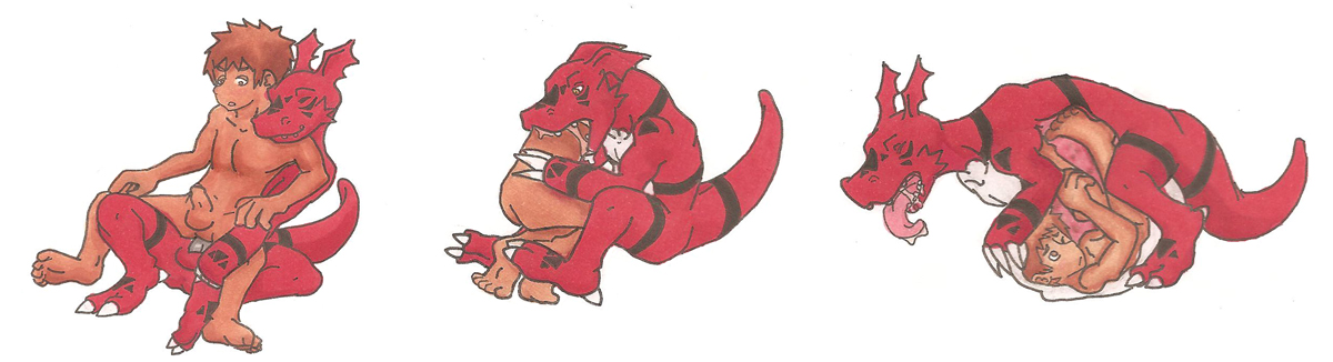 Rule34 – If it exists, there is porn of it / guilmon, takato matsuki / 140228