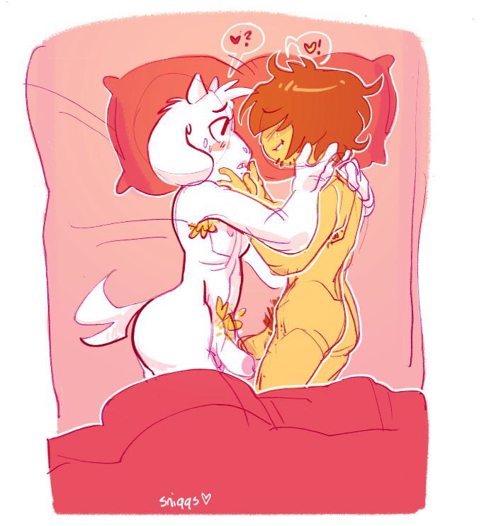 Rule34 – If it exists, there is porn of it / sniggysmut, asriel dreemurr, frisk / 140506
