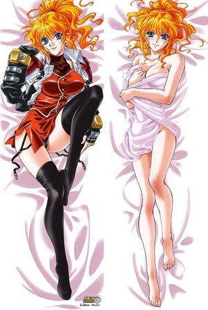 kouno sachiko, excellen browning, banpresto, super robot wars, lowres, official art, 1girl, barefoot, bed, black panties, black thighhighs, blonde hair, blue eyes, blush, body blush, boots, breasts, buttons, cleavage, covering privates, dakimakura (medium), elbow gloves, feet, fingerless gloves, from above, garter straps, gloves, halterneck, head tilt, jacket, large breasts, leg up, legs, lips, long hair, long legs, looking at viewer, lying, miniskirt, multiple views, naked towel, nude cover, on back, open clothes, open jacket, orange hair, panties, pantyshot, ponytail, scrunchie, shirt, skirt, smile, spread legs, taut clothes, taut shirt, thigh boots, thighhighs, thighs, towel, turtleneck, underwear, upskirt, wavy hair