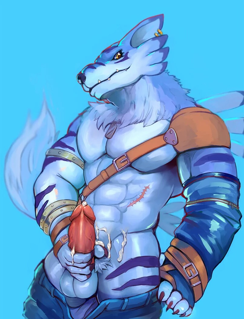 Rule34 – If it exists, there is porn of it / iceman1984, weregarurumon / 140952