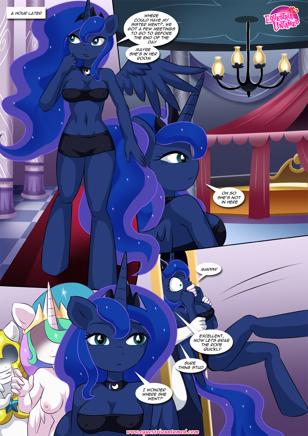 Rule34 – If it exists, there is porn of it / princess celestia, princess luna (mlp) / 141063