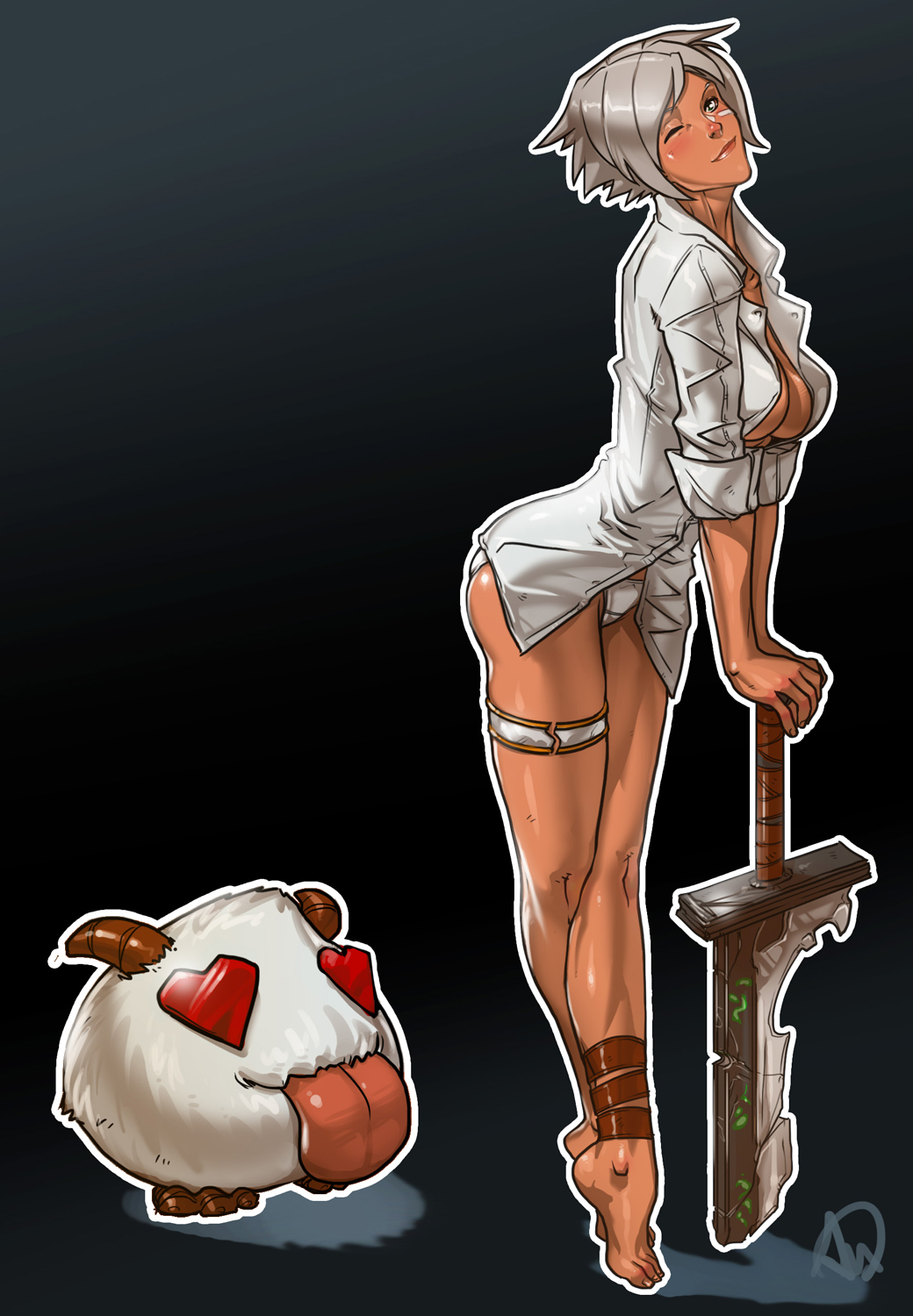 Rule34 – If it exists, there is porn of it / ganassa, poro (league of legends), riven / 141492