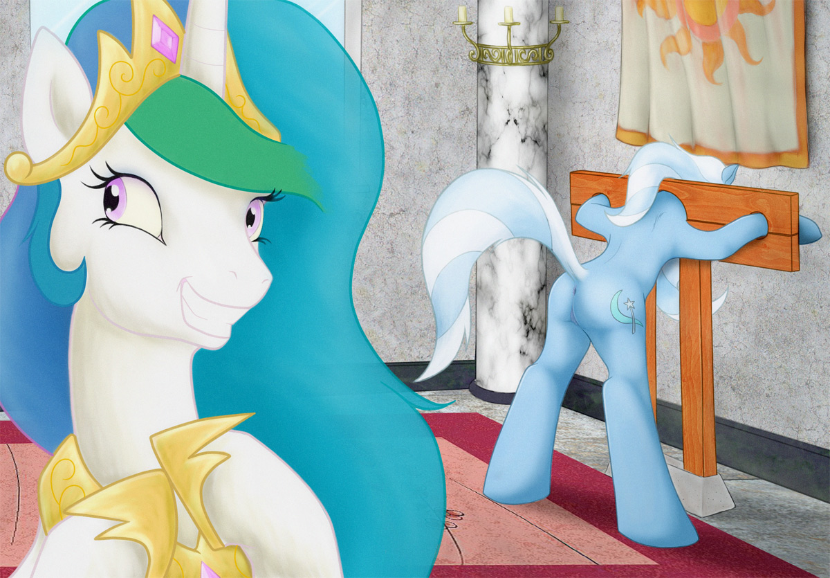 Rule34 – If it exists, there is porn of it / z-lion, princess celestia (mlp), trixie (mlp) / 141719